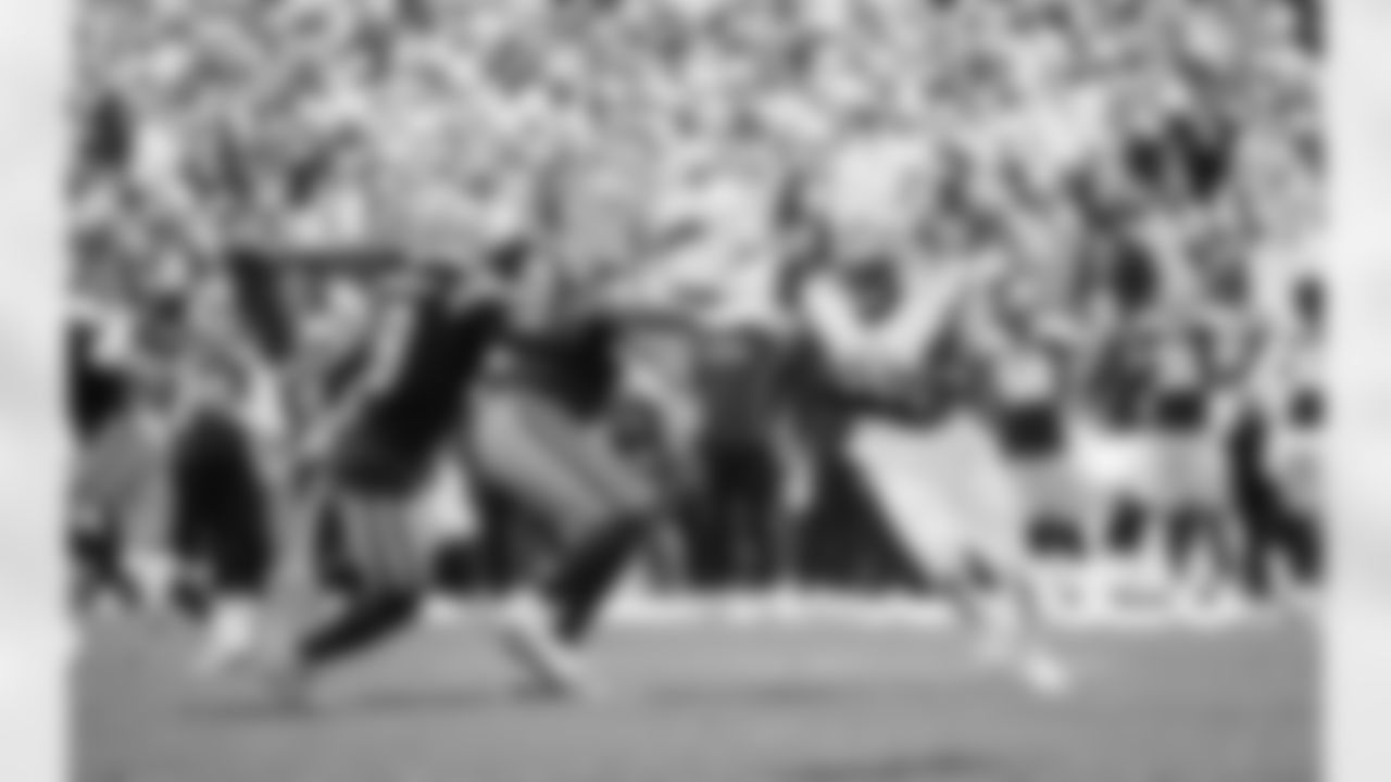 Detroit Lions edge rusher Marcus Davenport (92) during an NFL football game against the Green Bay Packers on Sunday, Sept. 7, 2025, in Green Bay, Wis. (Jeff Nguyen/Detroit Lions via AP)