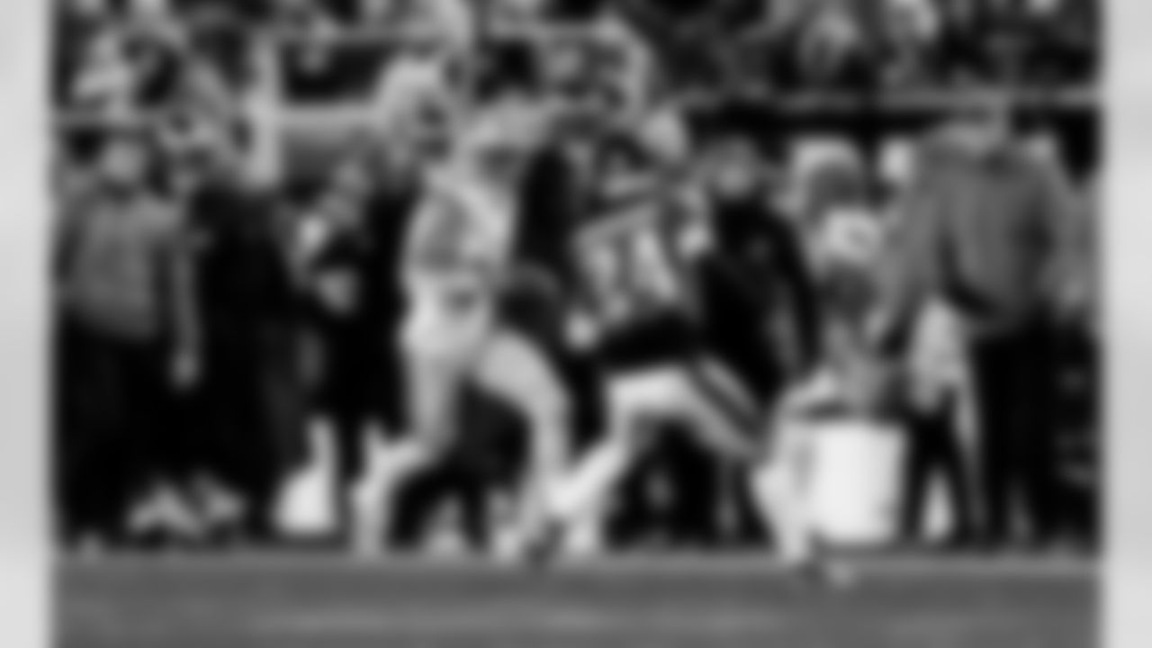 Detroit Lions wide receiver Amon-Ra St. Brown (14) during an NFL football game against the Philadelphia Eagles on Sunday, Nov. 16, 2025 in Philadelphia. (Jeff Nguyen/Detroit Lions via AP)