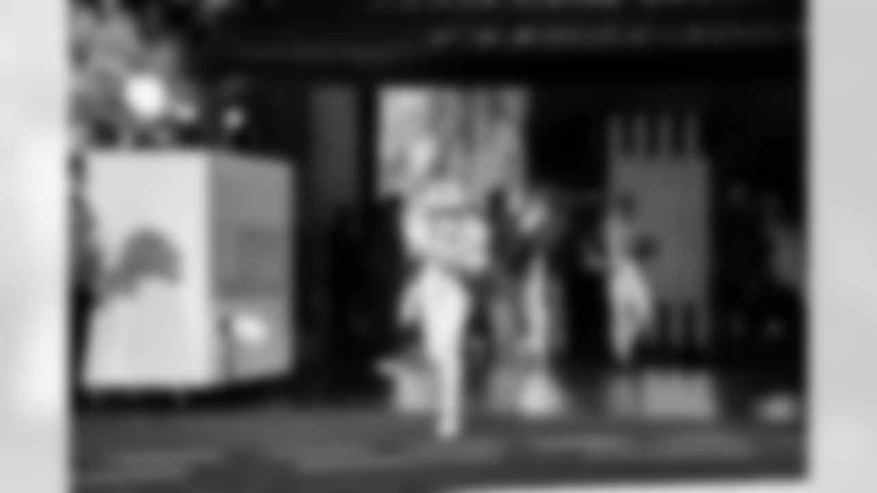 Detroit Lions wide receiver Jameson Williams (1) before an NFL football game against the Dallas Cowboys on Thursday, Dec. 4, 2025 in Detroit. (Jeff Nguyen/Detroit Lions via AP)