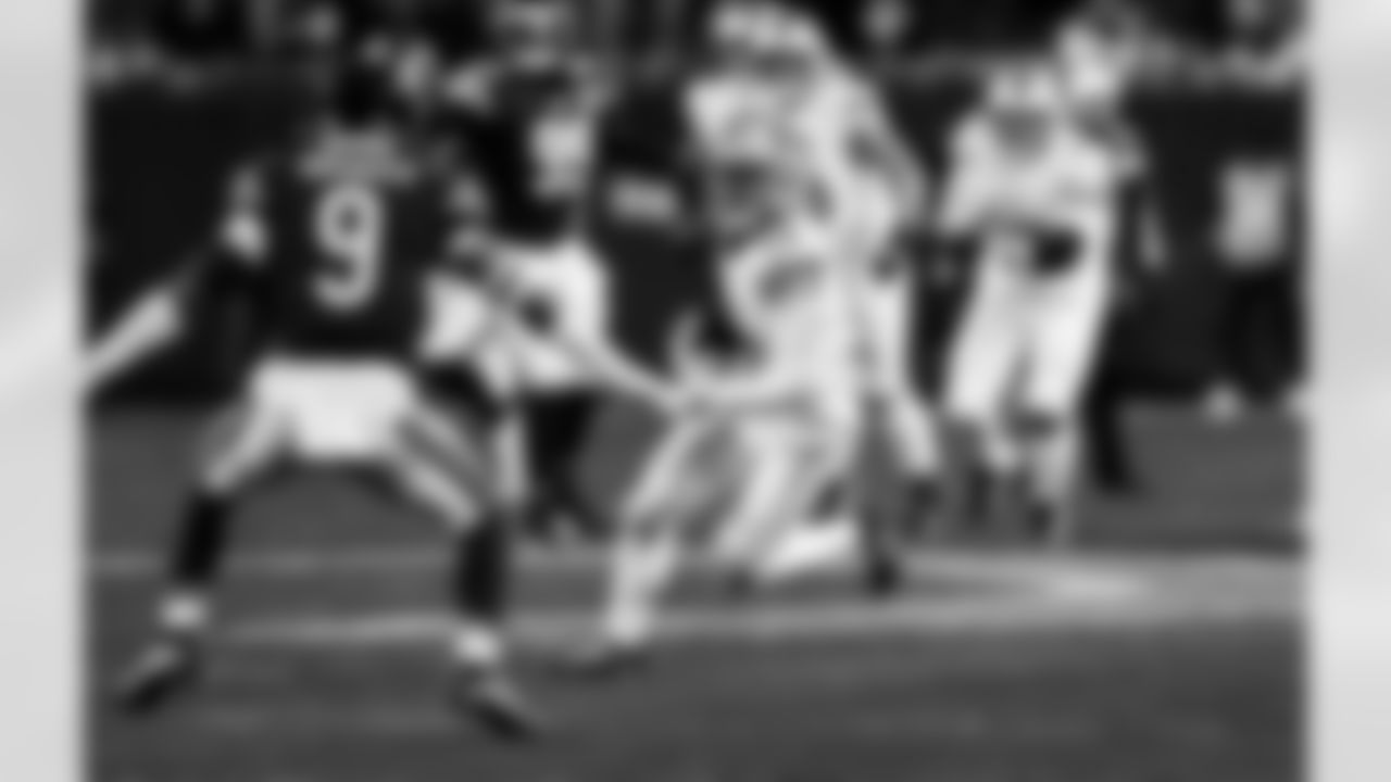 Detroit Lions wide receiver Amon-Ra St. Brown (14) during an NFL football game against the Chicago Bears on Sunday, Jan. 4, 2026 in Chicago. (Jeff Nguyen/Detroit Lions via AP)