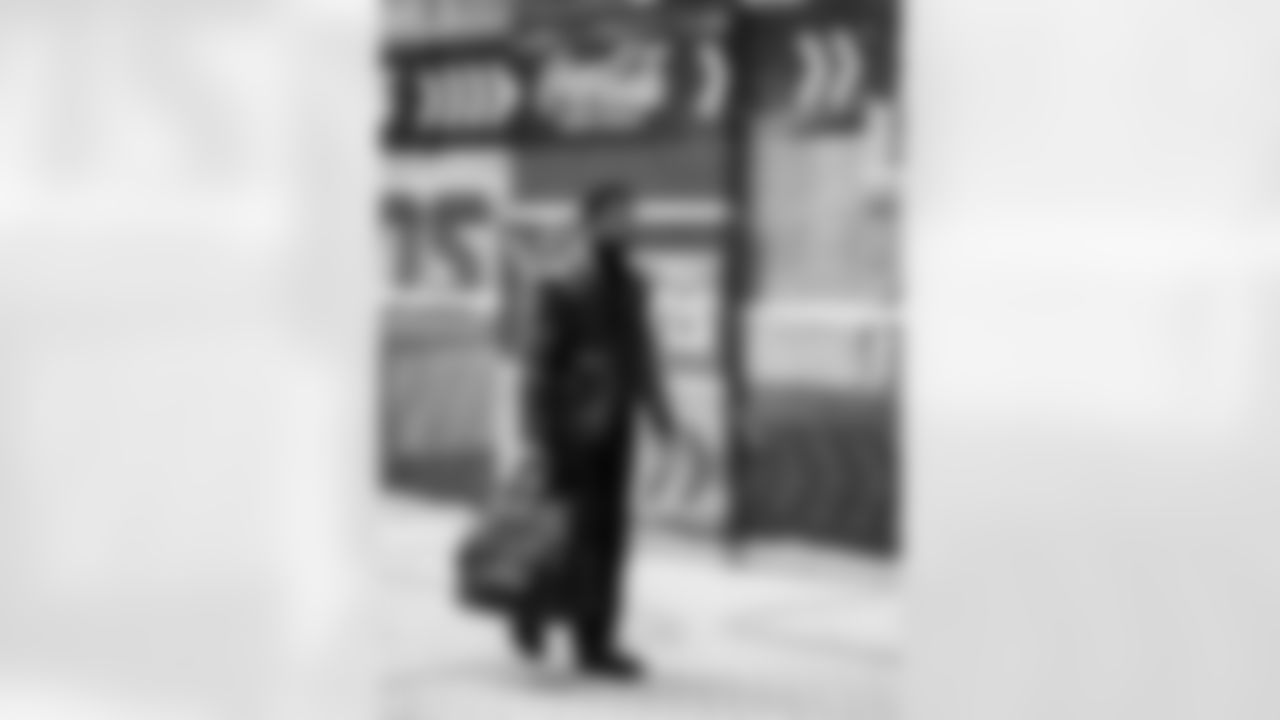 Detroit Lions cornerback D.J. Reed (4) arrives to an NFL football game against the Green Bay Packers on Thursday, Nov. 27, 2025 in Detroit. (Jeff Nguyen/Detroit Lions via AP)