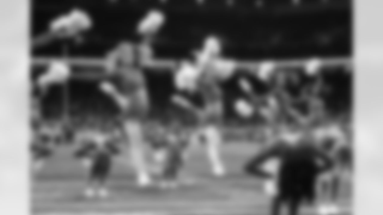 Detroit Lions Cheerleaders perform during an NFL football game against the Minnesota Vikings on Sunday, Nov. 2, 2025 in Detroit. (Mike Ferdinande/Detroit Lions)