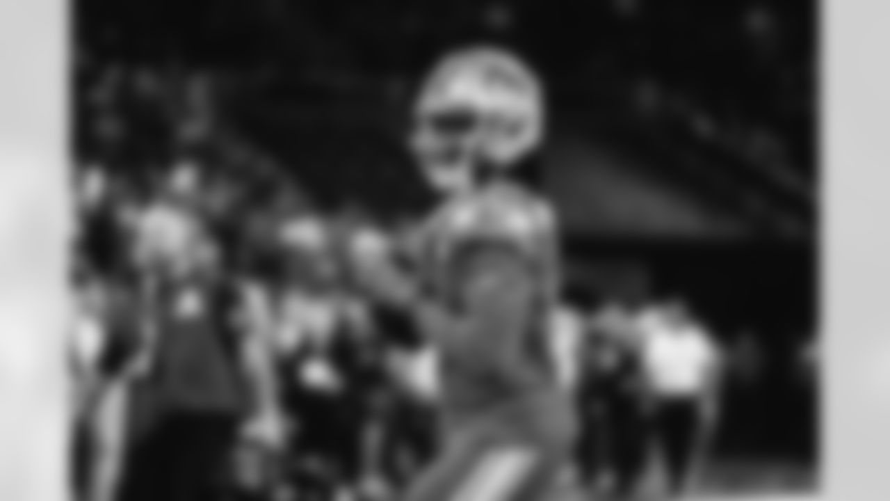 Detroit Lions quarterback Teddy Bridgewater (10) during a NFL football game against the Chicago Bears on November 19, 2023 in Detroit. (Jeff Nguyen/Detroit Lions via AP)