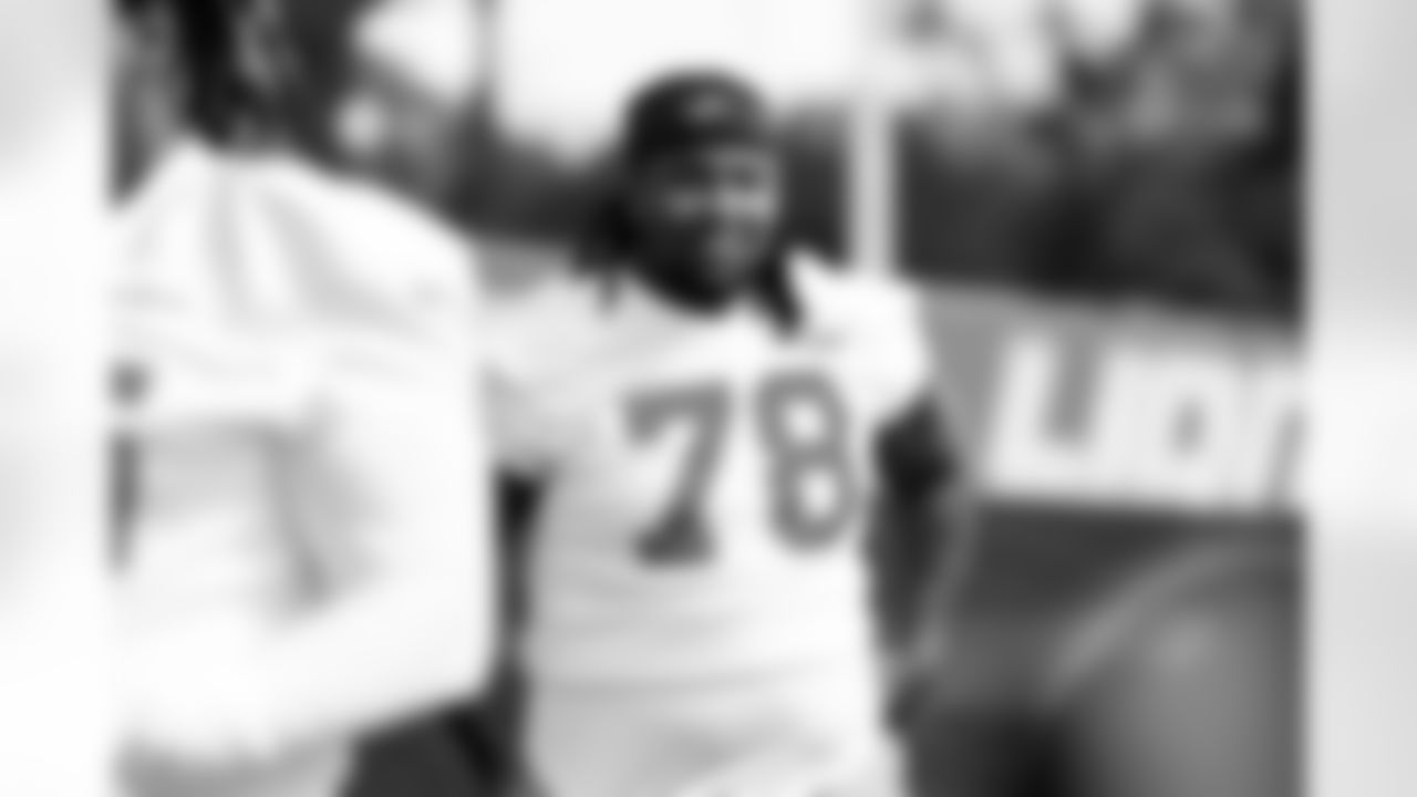 Detroit Lions defensive lineman Tyleik Williams during rookie minicamp at the Meijer Performance Center on May 10, 2025 in Allen Park, Mich. (Jeff Nguyen/Detroit Lions)