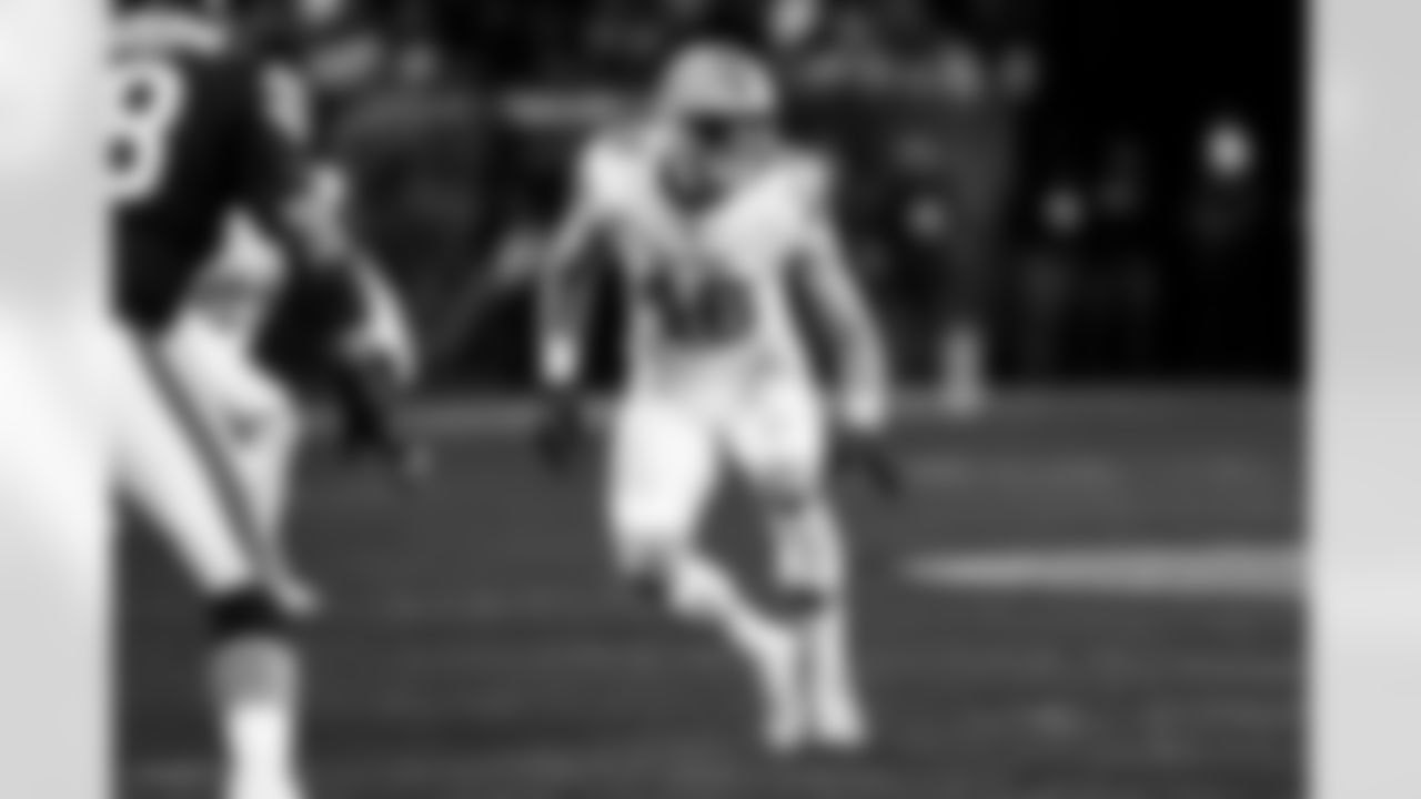 Detroit Lions linebacker Jack Campbell (46) during an NFL football game against the Chicago Bears on Sunday, Jan. 4, 2026 in Chicago. (Jeff Nguyen/Detroit Lions via AP)