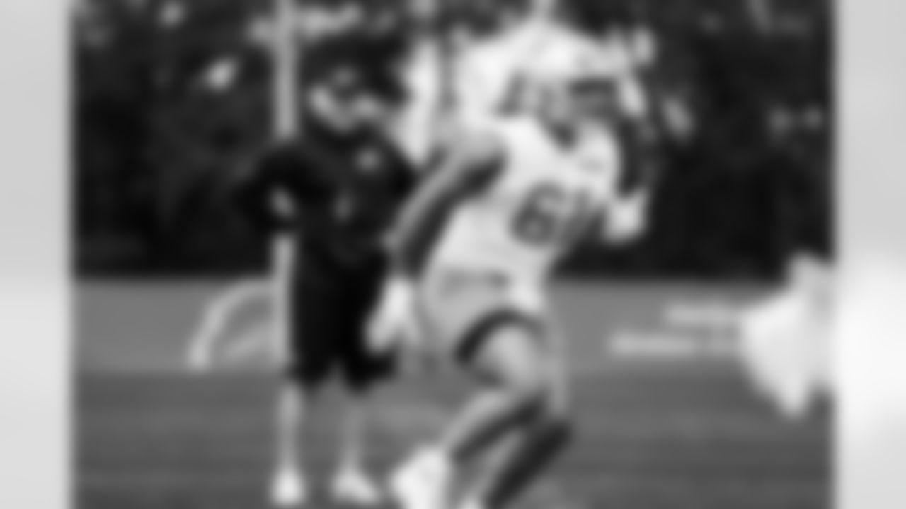 Detroit Lions defensive lineman Ahmed Hassanein (61) during OTAs at the Meijer Performance Center on May 28, 2025 in Allen Park, Mich. (Jeff Nguyen/Detroit Lions)