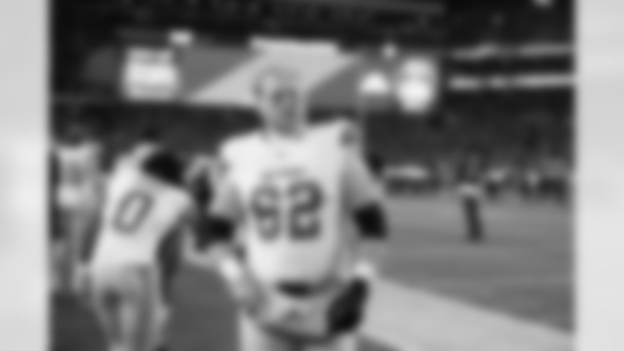 Detroit Lions offensive lineman Michael Niese (62) before an NFL football game against the Philadelphia Eagles on Sunday, Nov. 16, 2025 in Philadelphia. (Rodney Baylor/Detroit Lions via AP)