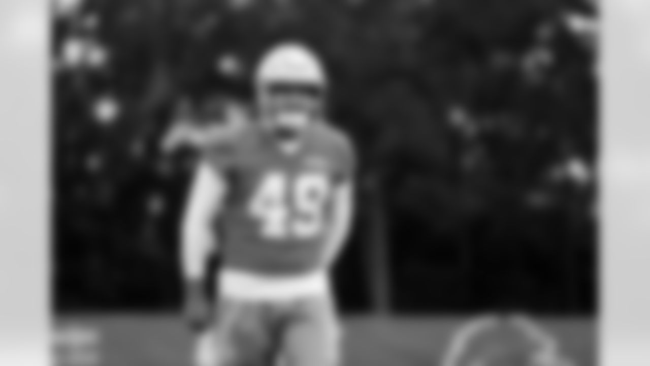 Detroit Lions long snapper Hogan Hatten (49) during OTAs at the Meijer Performance Center on May 28, 2025 in Allen Park, Mich. (Jeff Nguyen/Detroit Lions)