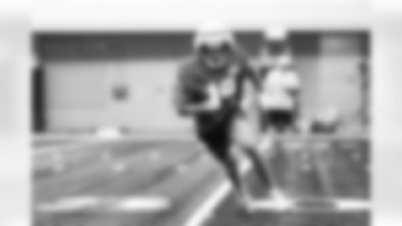 Detroit Lions wide receiver Isaac TeSlaa (18) during training camp at the Meijer Performance Center on Aug. 18, 2025 in Allen Park, Mich. (Jeff Nguyen/Detroit Lions)