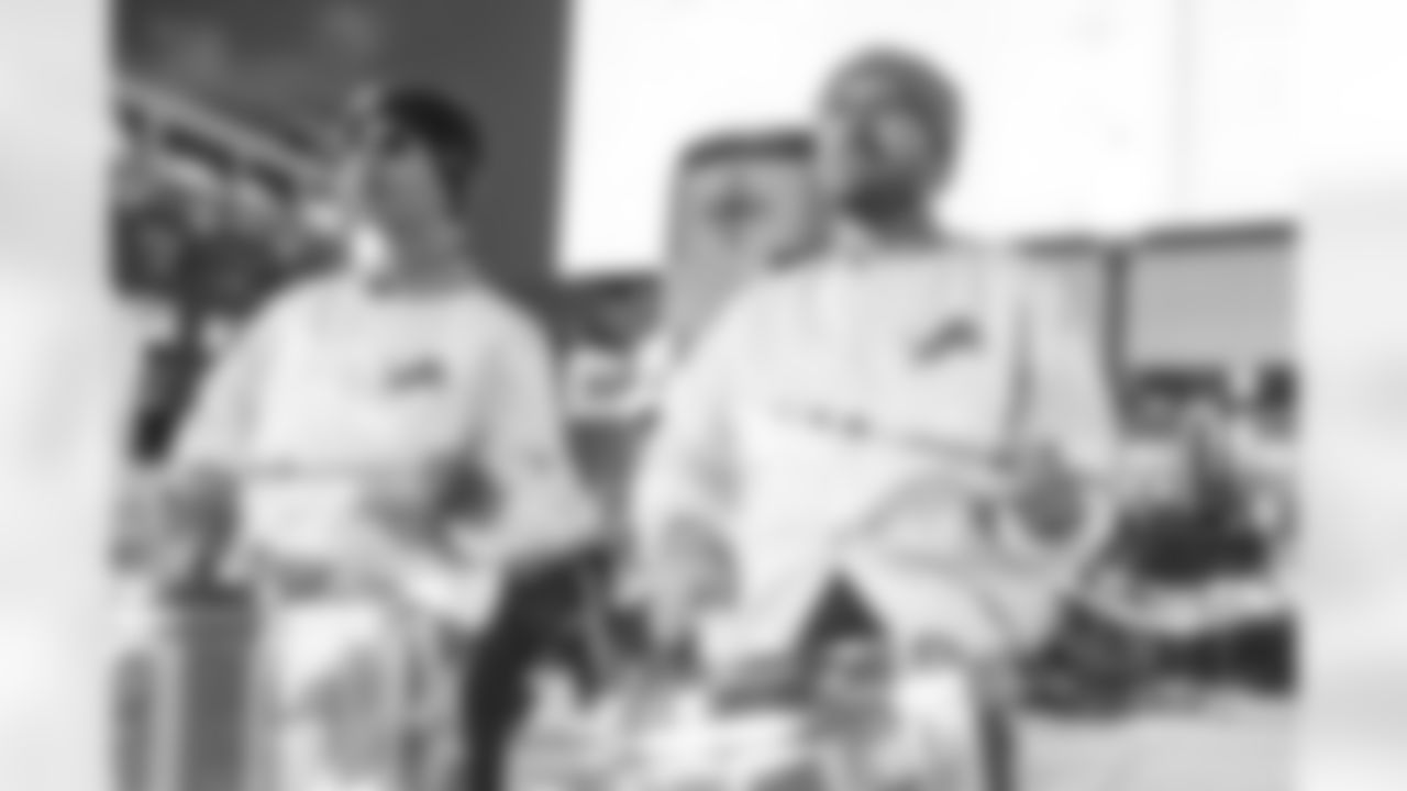 Detroit Lions Honolulu Boom performs before an NFL football game against the Dallas Cowboys on Thursday, Dec. 4, 2025 in Detroit. (Mike Ferdinande/Detroit Lions)