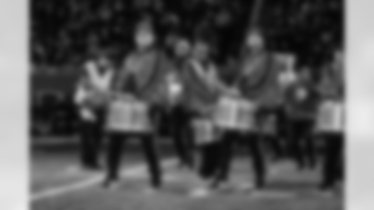 Detroit Lions Honolulu Boom performs before an NFL football game against the Pittsburgh Steelers on Sunday, Dec. 21, 2025 in Detroit. (Mike Ferdinande/Detroit Lions)