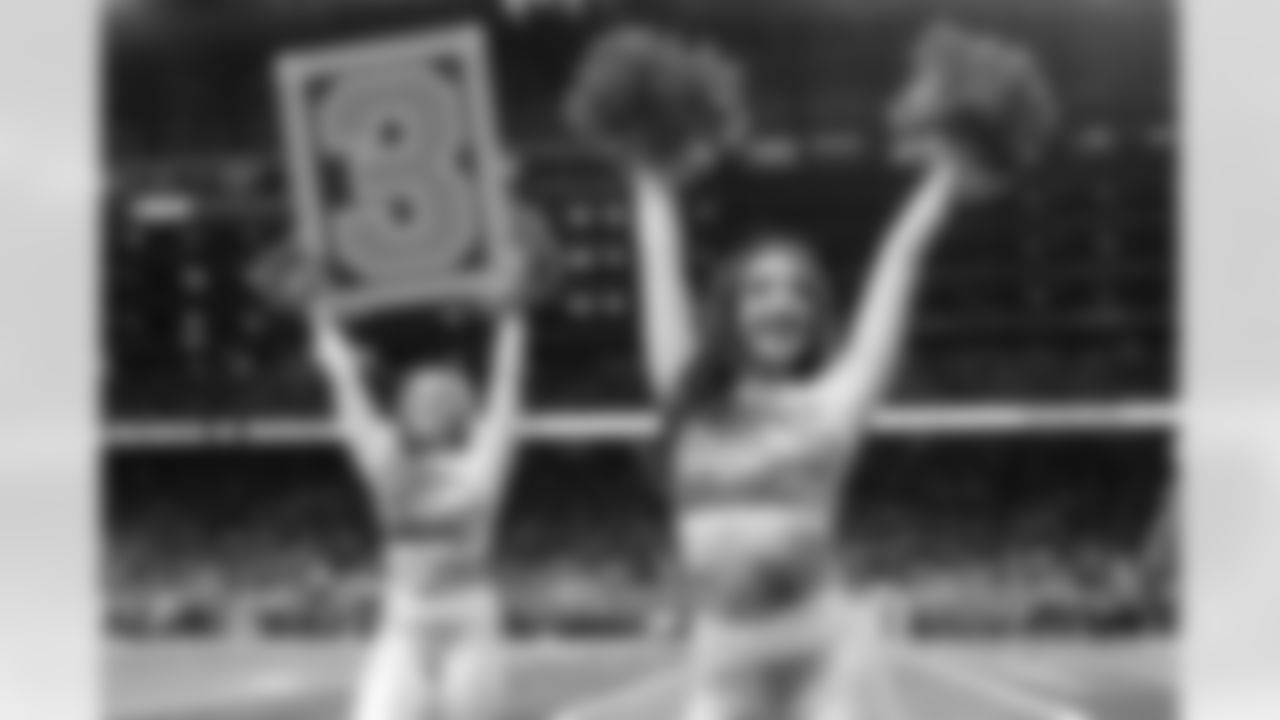 Detroit Lions Cheerleaders perform during an NFL football game against the Pittsburgh Steelers on Sunday, Dec. 21, 2025 in Detroit. (Mike Ferdinande/Detroit Lions)