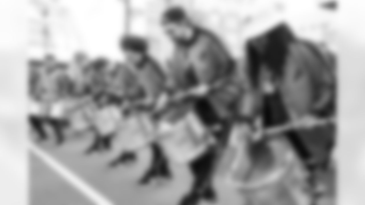 Detroit Lions Honolulu Boom performs before an NFL football game against the Minnesota Vikings on Sunday, Nov. 2, 2025 in Detroit. (Mike Ferdinande/Detroit Lions)