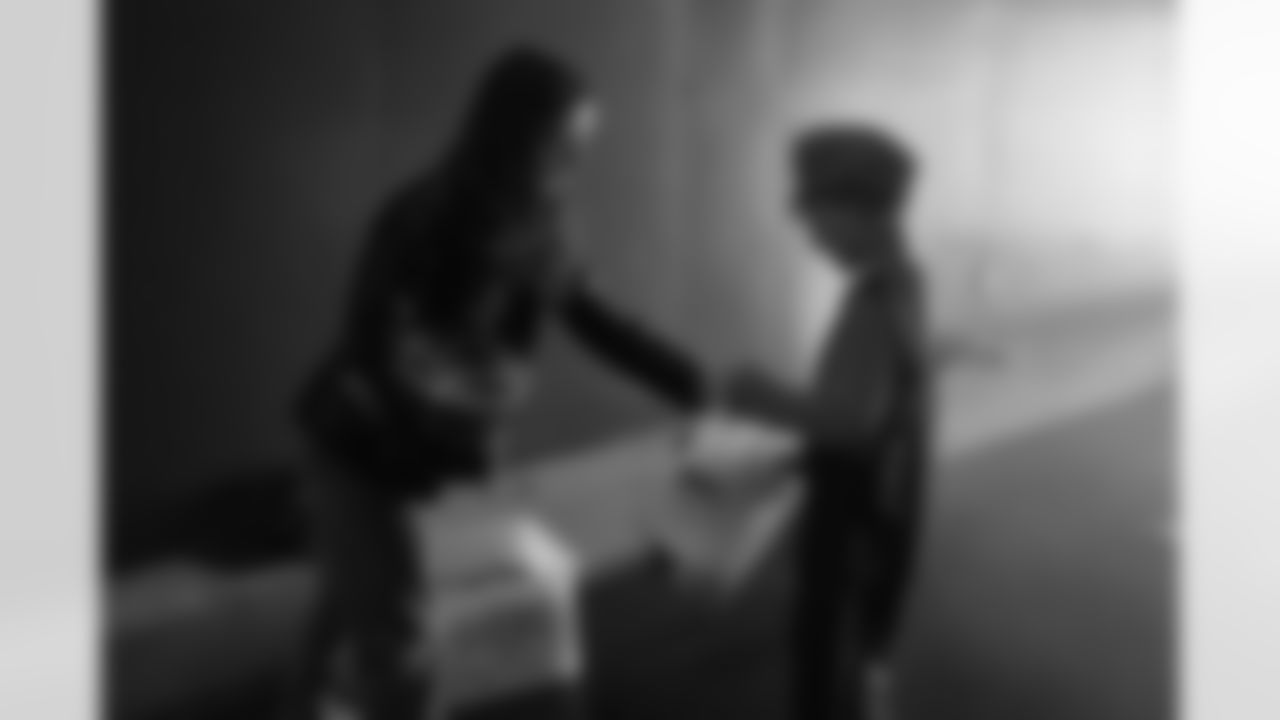 Cub Club members go trick or treating in the field tunnel during the Cub Club Halloween event at Ford Field on Oct. 29, 2025 in Detroit. (Mike Ferdinande/Detroit Lions)