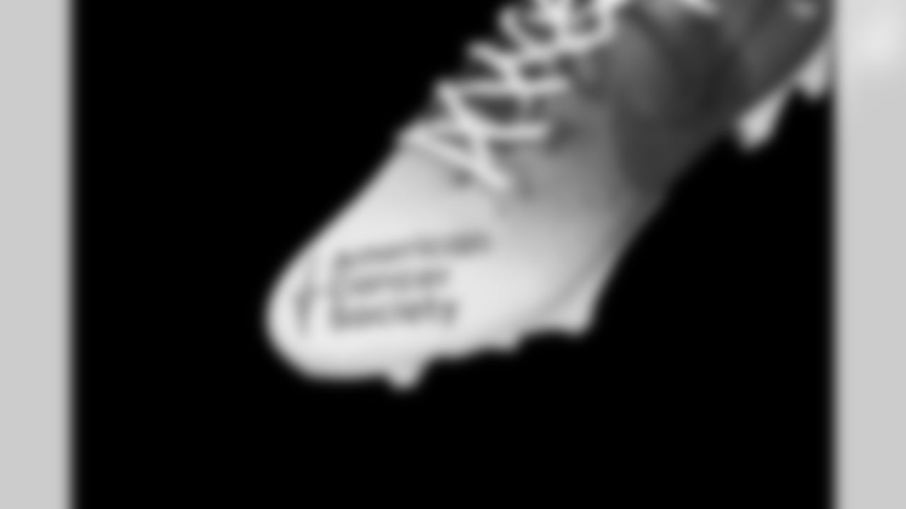 Cleats belonging to Detroit Lions defensive back Brian Branch (32) photographed at the Meijer Performance Center on Nov. 12, 2025 in Allen Park, Mich. (Jeff Nguyen/Detroit Lions)