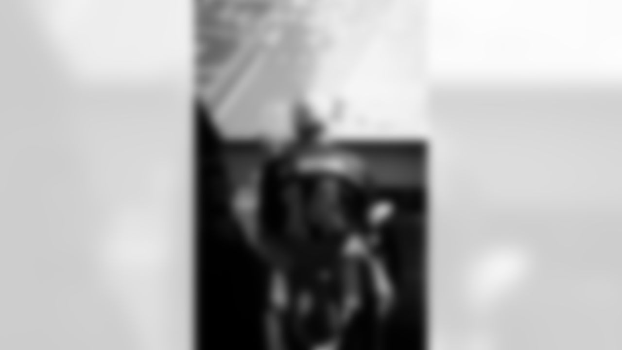 Fans attend a Thanksgiving game watch party on Thursday, Nov. 27, 2025 in Cologne, Germany. (Felix Lindenbeck/Detroit Lions via AP)