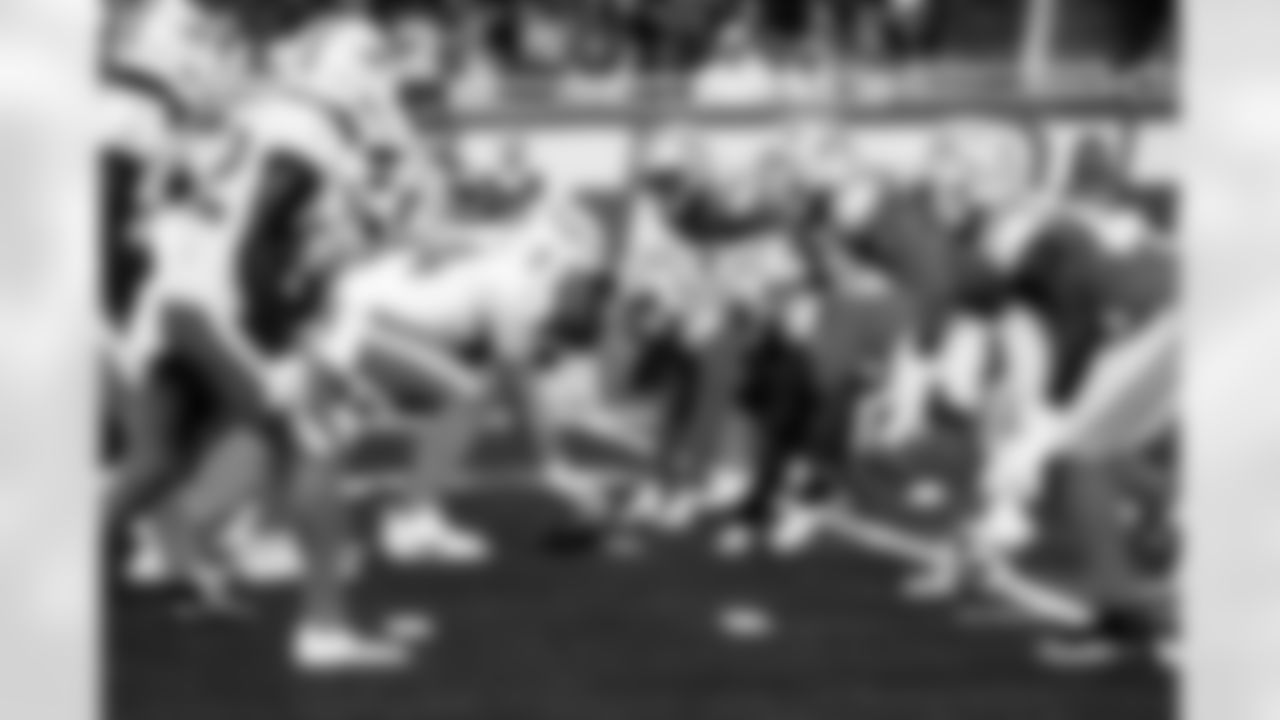 Detroit Lions defensive lineman Pat O'Connor (95) and Detroit Lions defensive lineman Myles Adams (66) during an NFL football game against the Miami Dolphins, Saturday, August 16 in Detroit. (Jeff Nguyen/Detroit Lions via AP)