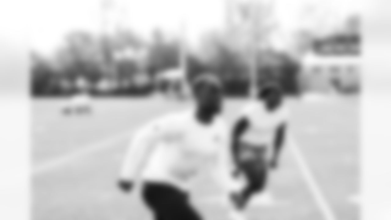 Detroit Lions cornerback Terrion Arnold (6) during offseason workouts at the Meijer Performance Center on May 7, 2025 in Allen Park, Mich. (Jeff Nguyen/Detroit Lions)