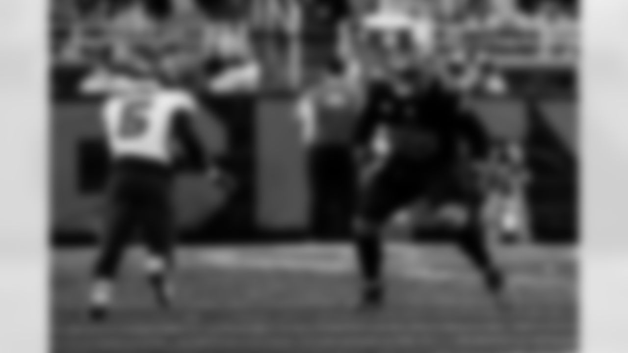 Detroit Lions tackle Penei Sewell (58) during an NFL football game against the Tampa Bay Buccaneers on Monday, Oct. 20, 2025 in Detroit. (Jeff Nguyen/Detroit Lions via AP)