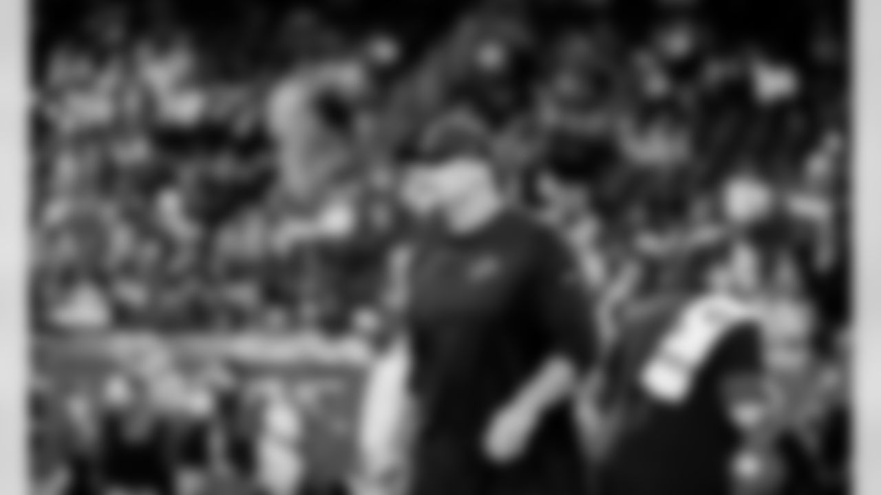 Detroit Lions head coach Dan Campbell before an NFL football game against the Pittsburgh Steelers on Sunday, Dec. 21, 2025 in Detroit. (Jeff Nguyen/Detroit Lions via AP)