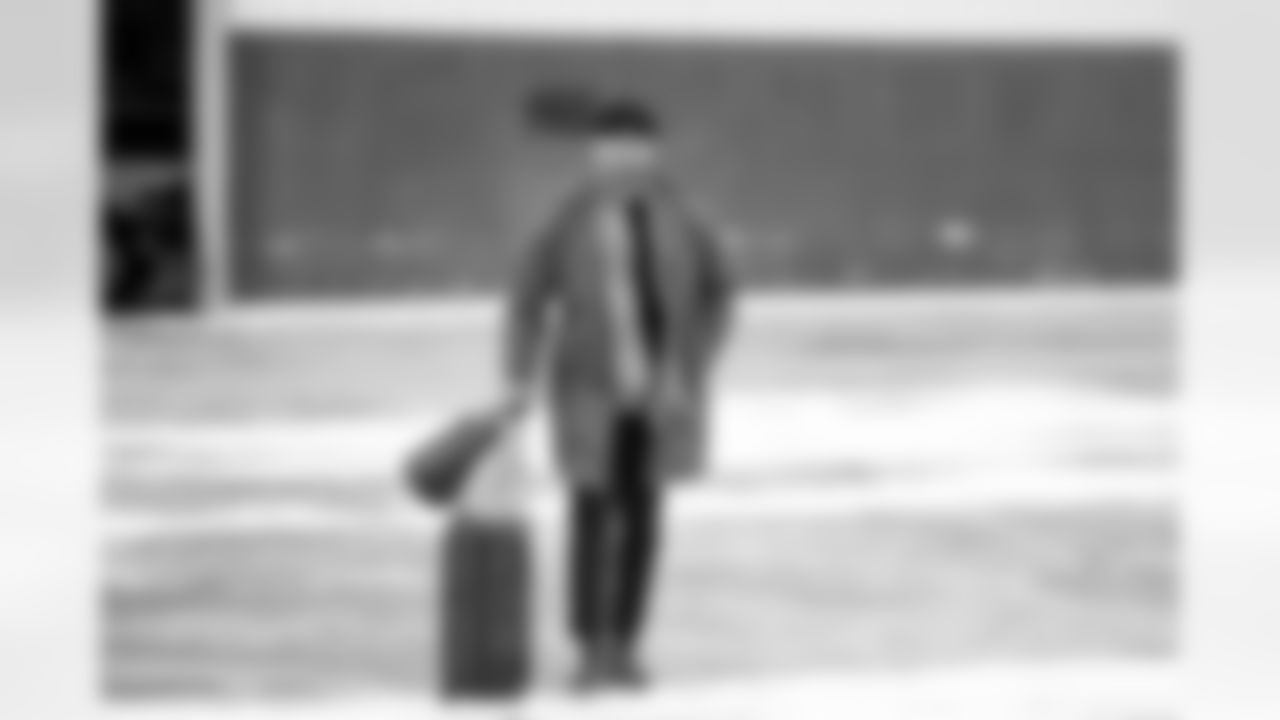 Detroit Lions wide receiver Kalif Raymond (11) travels to Chicago on Jan. 3, 2026. (Jeff Nguyen/Detroit Lions via AP)