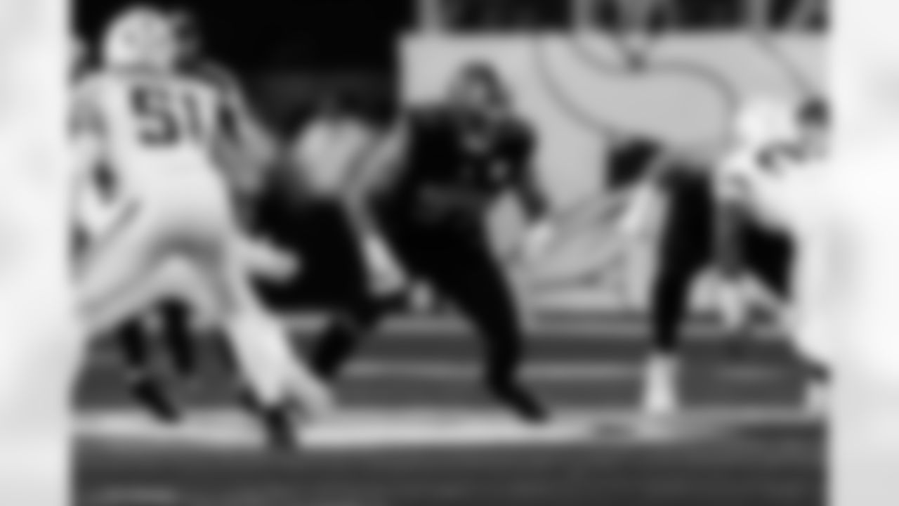 Detroit Lions offensive lineman Christian Mahogany (73) in action during an NFL football game against the Minnesota Vikings on Thursday, Dec. 25, 2025 in Minneapolis. (Jeff Nguyen/Detroit Lions via AP)