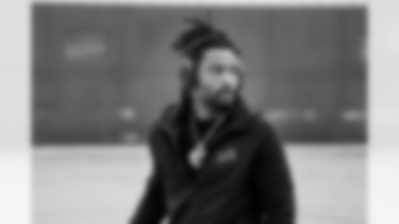 Detroit Lions cornerback Arthur Maulet (27) travels to Washington, D.C. on Nov. 8, 2025. (Jeff Nguyen/Detroit Lions via AP)