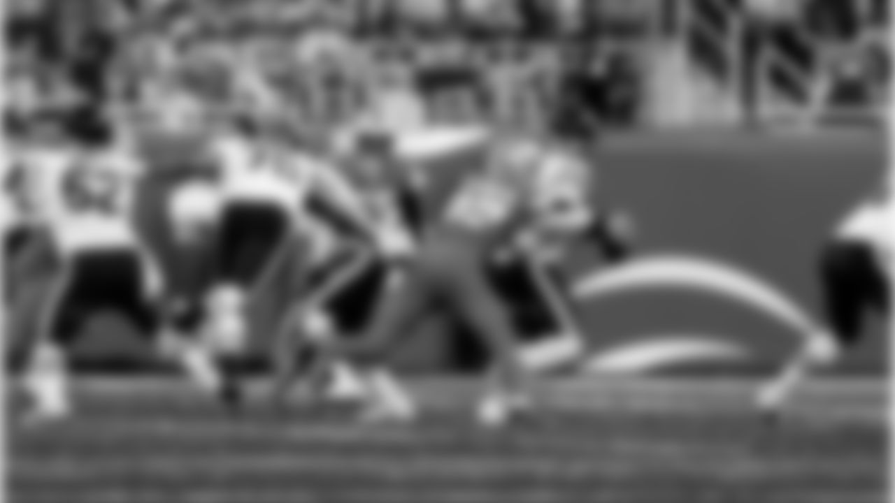 Detroit Lions edge rusher Aidan Hutchinson (97) sacks Chicago Bears quarterback Caleb Williams (18) during an NFL football game against the Chicago Bears on Sunday, Sept. 14, 2025 in Detroit. (Jeff Nguyen/Detroit Lions via AP)