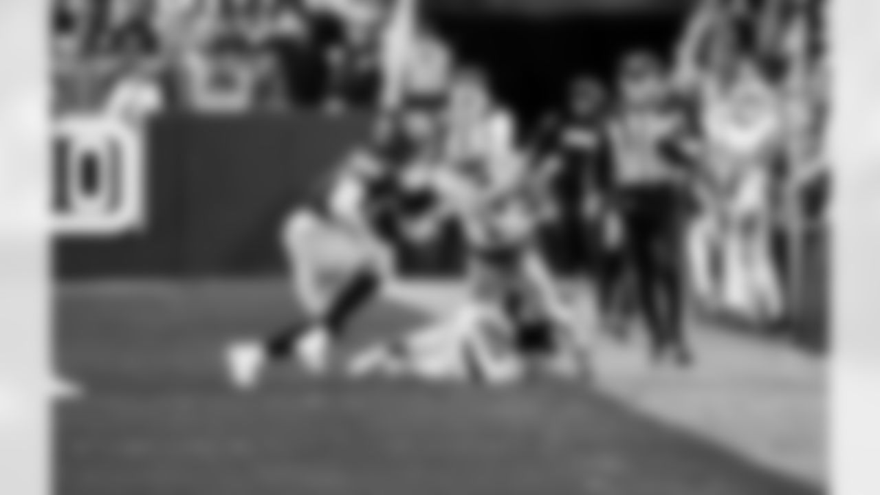 Detroit Lions wide receiver Jameson Williams (1) during an NFL football game against the Washington Commanders on Sunday, Nov. 9, 2025 in Landover, Md. (Jeff Nguyen/Detroit Lions via AP)