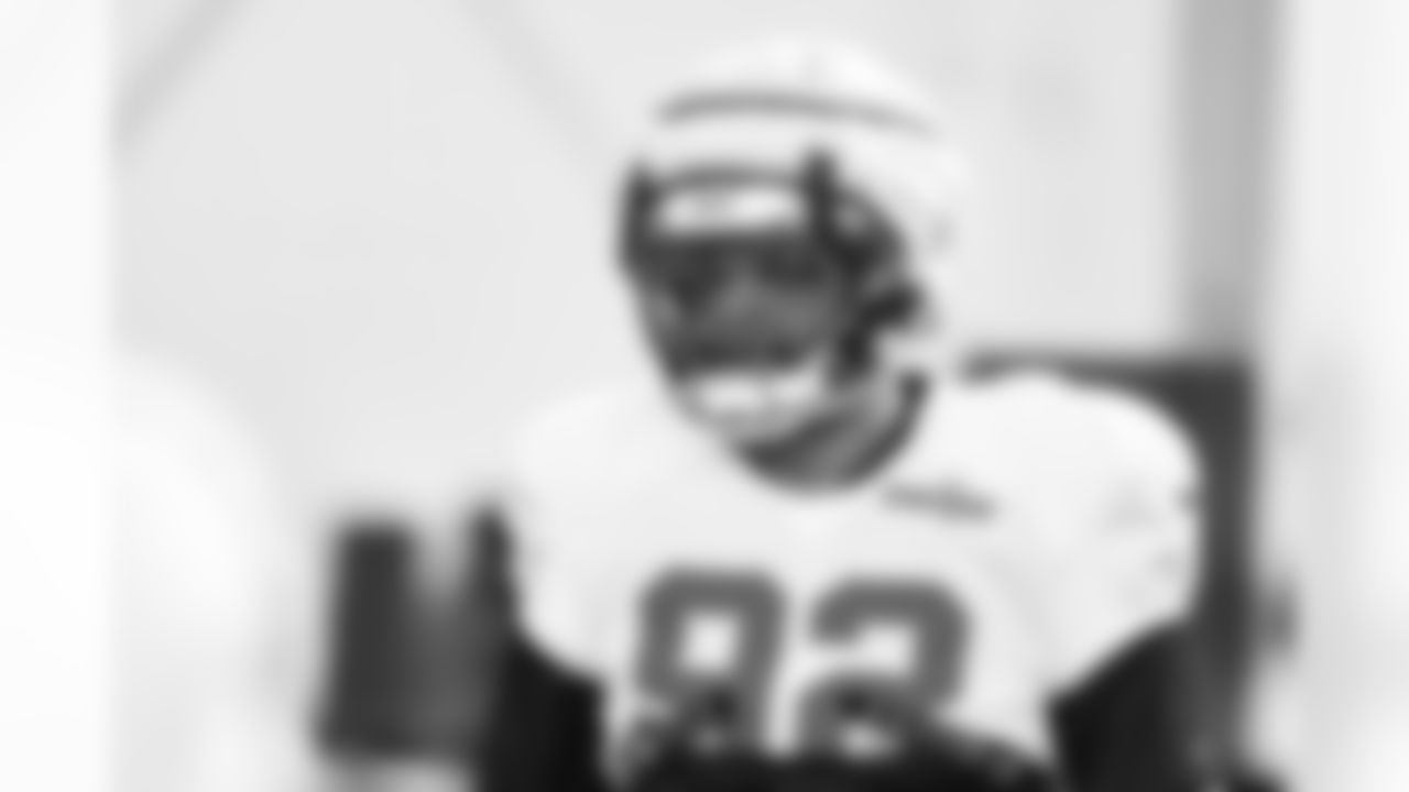 Detroit Lions edge rusher Marcus Davenport (92) during practice at the Meijer Performance Center on Dec. 10, 2025 in Allen Park, Mich. (Jeff Nguyen/Detroit Lions)