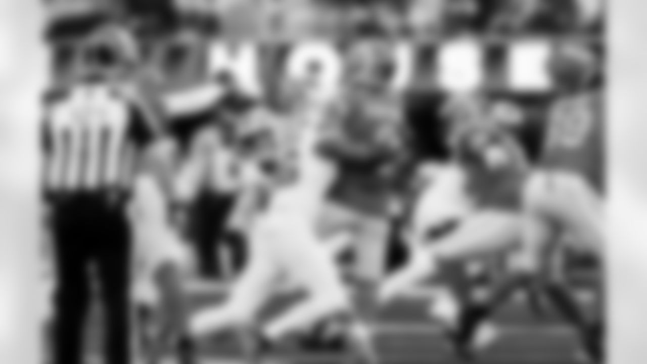 Detroit Lions edge rusher Al-Quadin Muhammad (96) during an NFL football game against the Los Angeles Rams on Sunday, Dec. 14, 2025 in Inglewood, Calif. (Jeff Nguyen/Detroit Lions via AP)