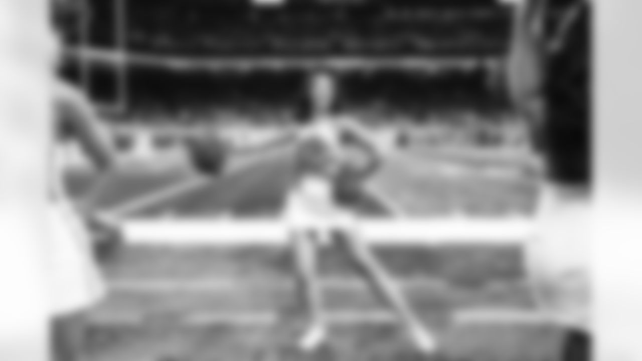 Detroit Lions Cheerleaders perform during an NFL football game against the Houston Texans on Saturday, Aug. 23, 2025 in Detroit. (Stephanie VanWagoner/Detroit Lions)