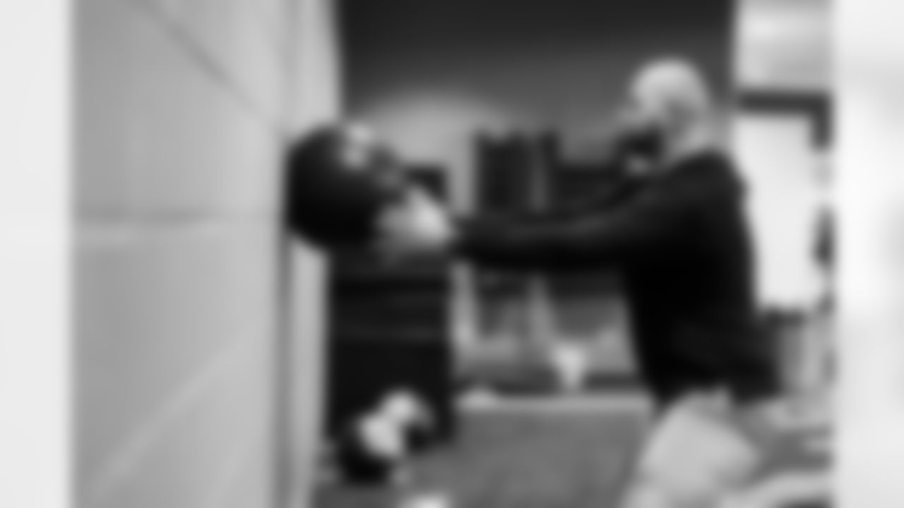Detroit Lions tackle Dan Skipper (70) during offseason workouts at the Meijer Performance Center on May 27, 2025 in Allen Park, Mich. (Jeff Nguyen/Detroit Lions)