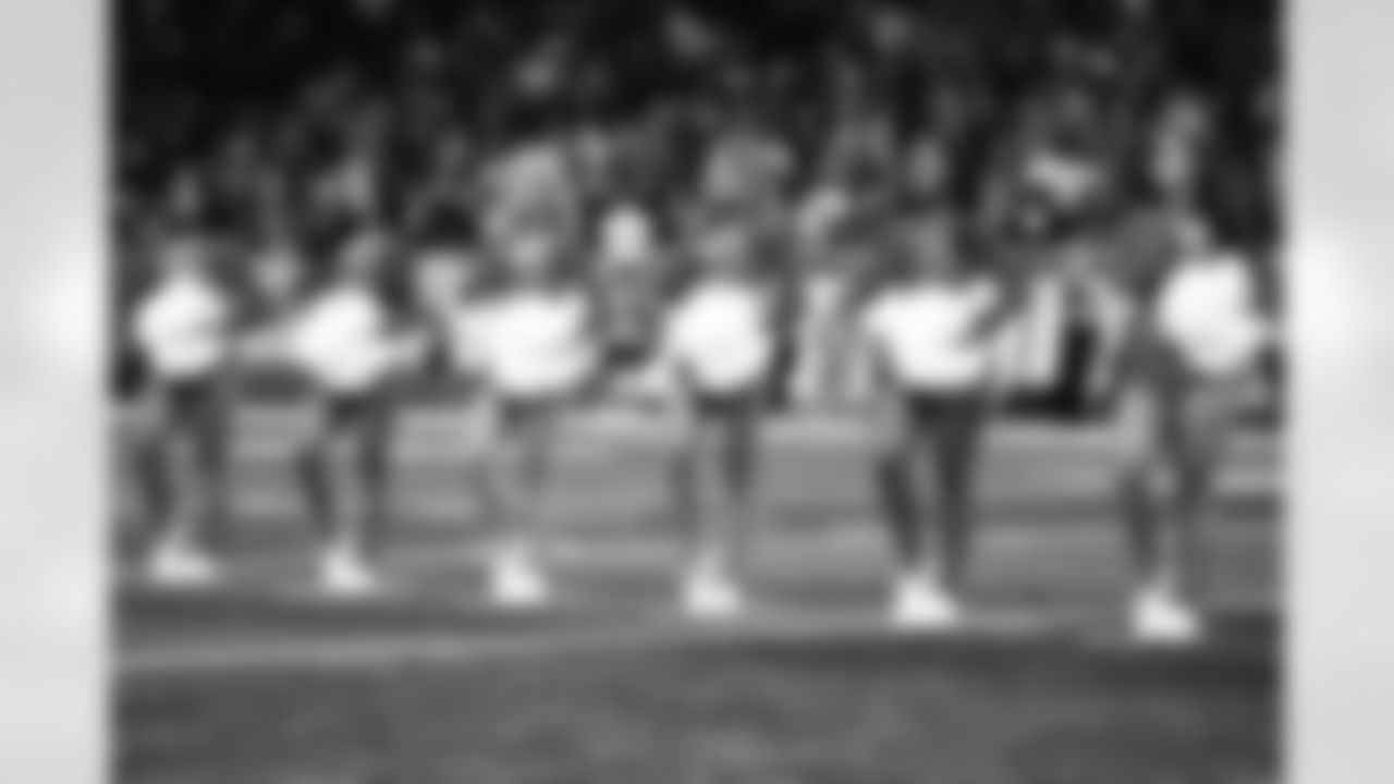 Detroit Lions Cheerleaders perform before an NFL football game against the Miami Dolphins on Saturday, Aug. 16, 2025 in Detroit. (Mike Ferdinande/Detroit Lions)