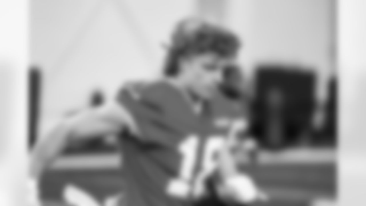 Detroit Lions wide receiver Isaac TeSlaa (18) during practice at the Meijer Performance Center on Dec. 2, 2025 in Allen Park, Mich. (Jeff Nguyen/Detroit Lions)