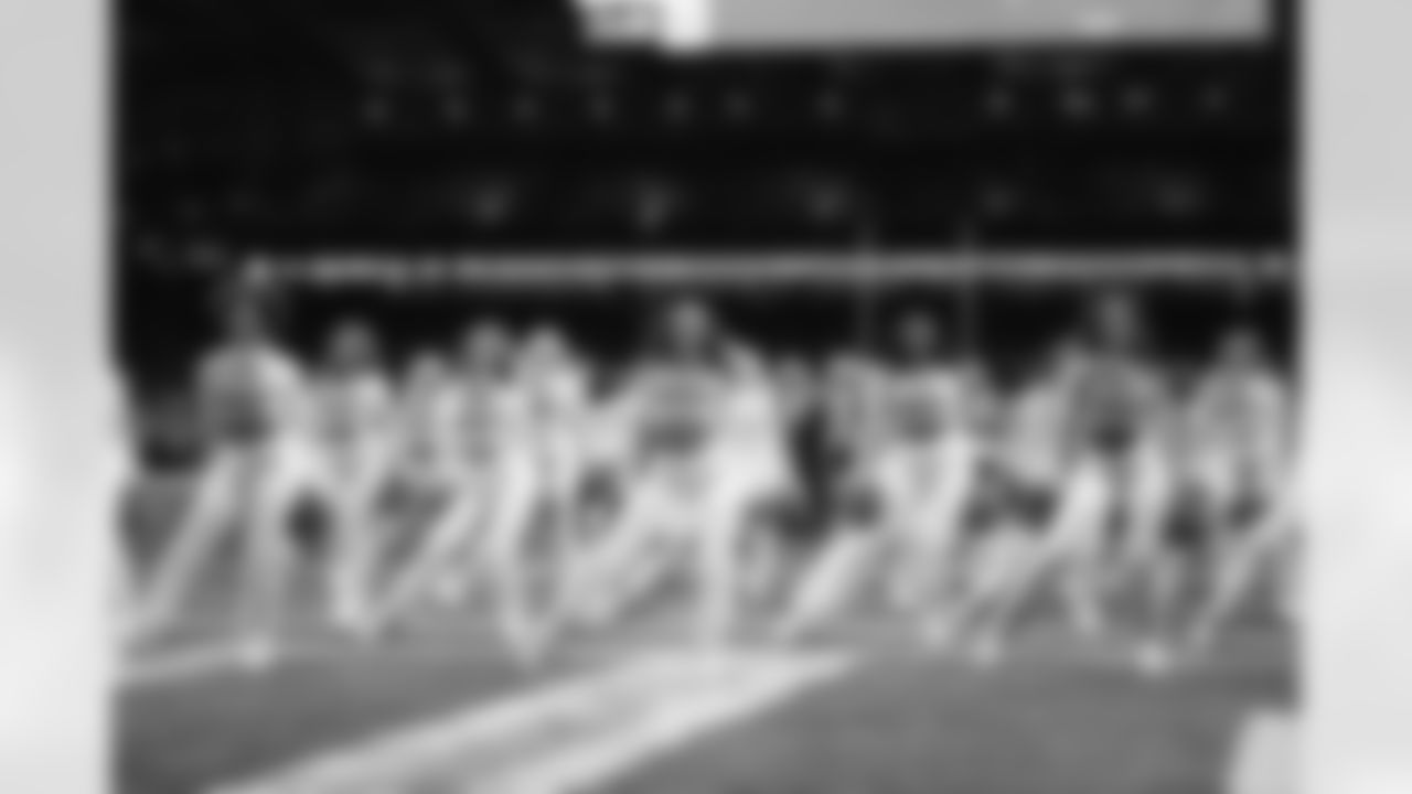Detroit Lions Cheerleaders perform during an NFL football game against the Pittsburgh Steelers on Sunday, Dec. 21, 2025 in Detroit. (Mike Ferdinande/Detroit Lions)