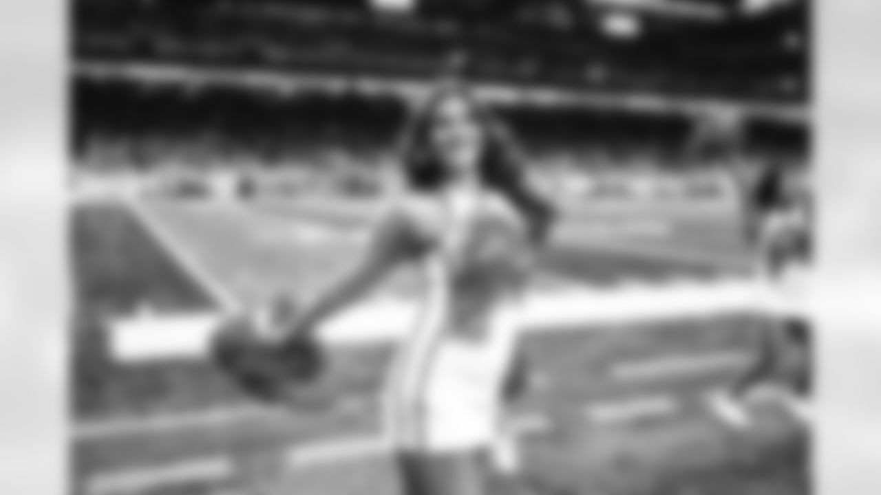 Detroit Lions Cheerleaders perform during an NFL football game against the Houston Texans on Saturday, Aug. 23, 2025 in Detroit. (Stephanie VanWagoner/Detroit Lions)