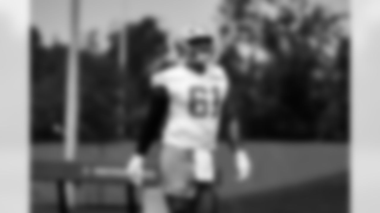 Detroit Lions edge rusher Ahmed Hassanein (61) during OTAs at the Meijer Performance Center on June 3, 2025 in Allen Park, Mich. (Jeff Nguyen/Detroit Lions)