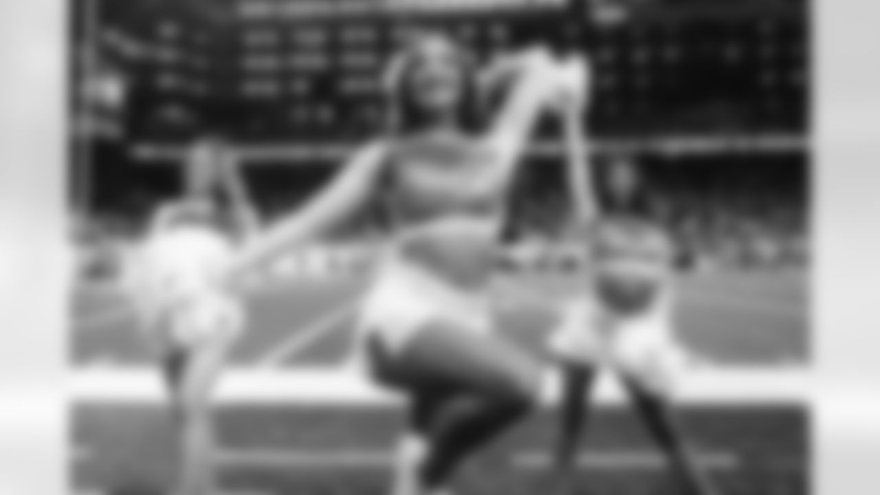 Detroit Lions Cheerleaders perform during an NFL football game against the Dallas Cowboys on Thursday, Dec. 4, 2025 in Detroit. (Mike Ferdinande/Detroit Lions)