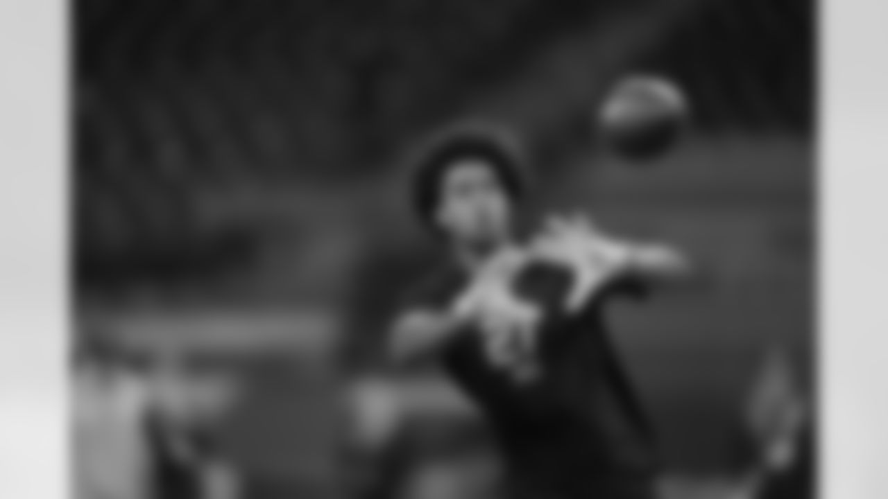 Southern California wide receiver Ja'Kobi Lane (27) runs a drill at the NFL football scouting combine in Indianapolis, Saturday, Feb. 28, 2026. (AP Photo/Michael Conroy)