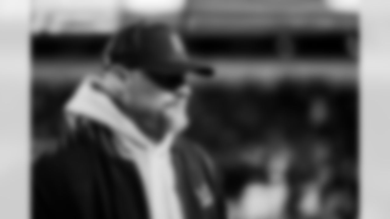 Detroit Lions head coach Dan Campbell before an NFL football game against the Philadelphia Eagles on Sunday, Nov. 16, 2025 in Philadelphia. (Jeff Nguyen/Detroit Lions via AP)