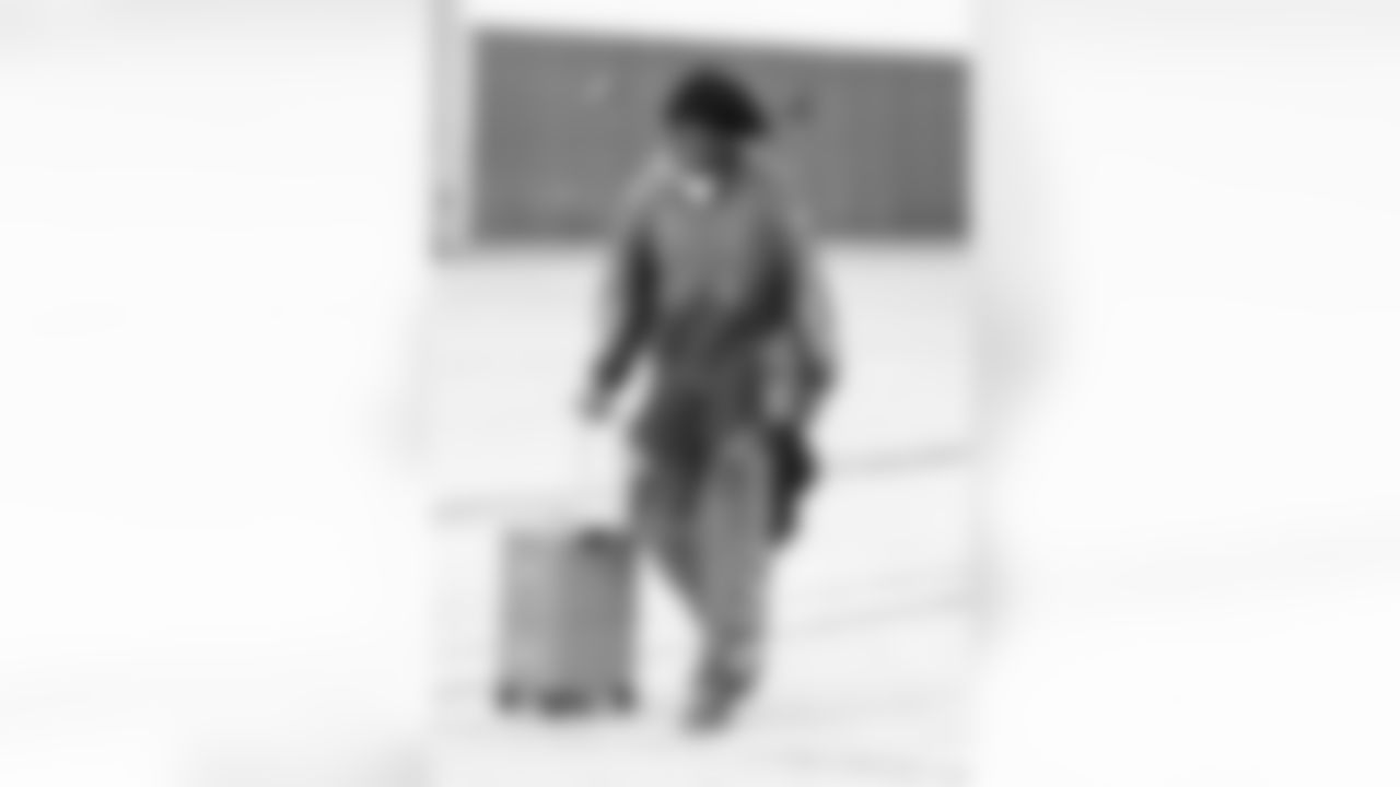 Detroit Lions wide receiver Jameson Williams (1) travels to Philadelphia on Nov. 15, 2025. (Jeff Nguyen/Detroit Lions via AP)