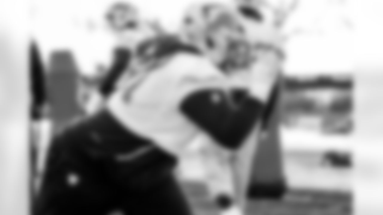 Detroit Lions defensive lineman Tyleik Williams (91) during practice at the Meijer Performance Center on Jan. 1, 2026 in Allen Park, Mich. (Jeff Nguyen/Detroit Lions)