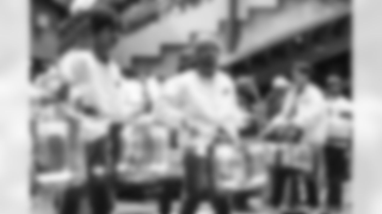 Detroit Lions Honolulu Boom performs before an NFL football game against the Dallas Cowboys on Thursday, Dec. 4, 2025 in Detroit. (Mike Ferdinande/Detroit Lions)