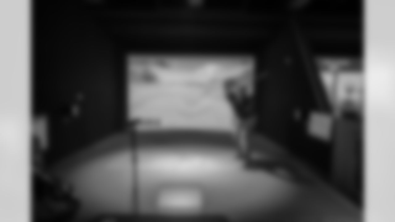 Guests during a Strike for Literacy event at Five Iron Golf on Nov. 3, 2025 in Detroit.(Carl Jones II/Detroit Lions)