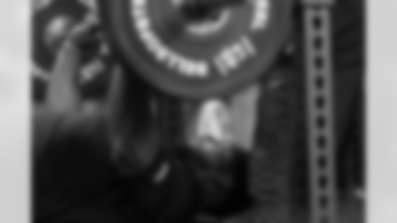 Oklahoma defensive lineman Damonic Williams (28) goes through drills and testing at the NFL football scouting combine in Indianapolis, Friday, Feb. 27, 2026. (AP Photo/Eric Gay)