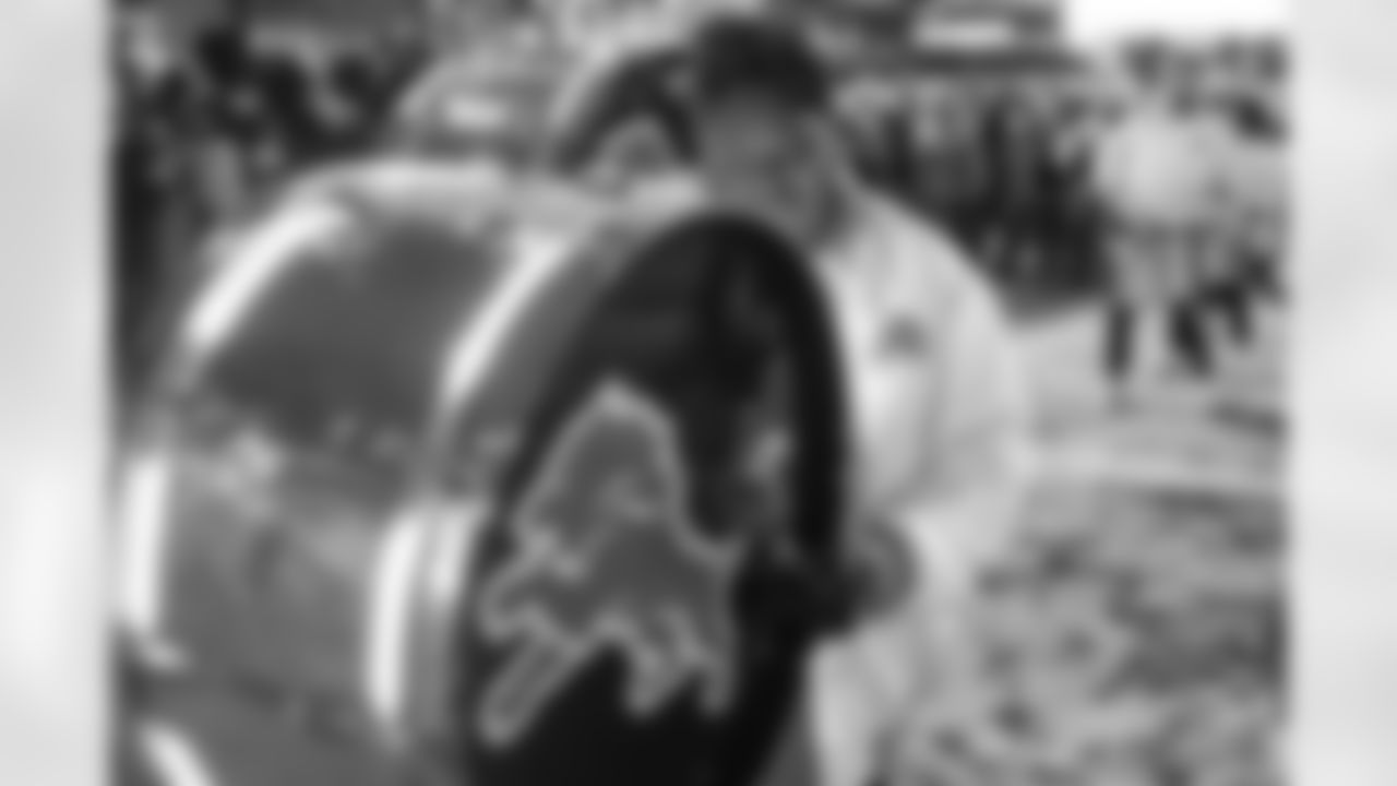 Detroit Lions Honolulu Boom performs before an NFL football game against the Dallas Cowboys on Thursday, Dec. 4, 2025 in Detroit. (Mike Ferdinande/Detroit Lions)