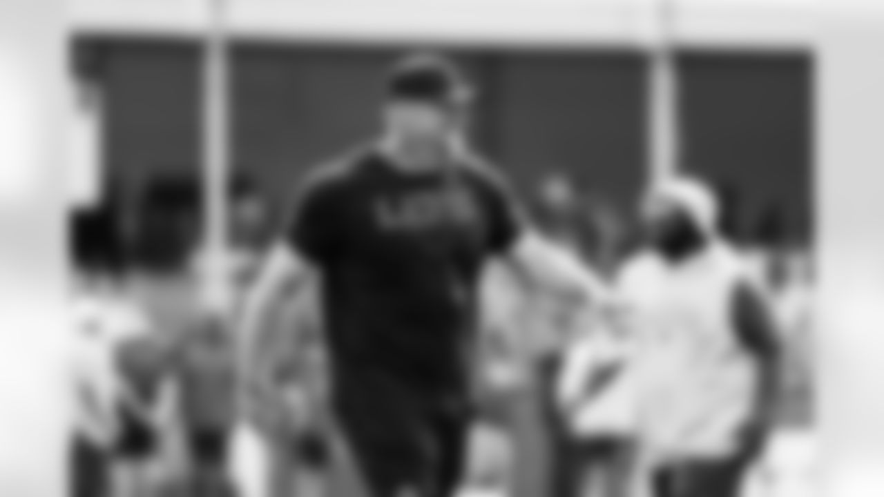 Detroit Lions head coach Dan Campbell during training camp at the Meijer Performance Center on Aug. 13, 2025 in Allen Park, Mich. (Jeff Nguyen/Detroit Lions)