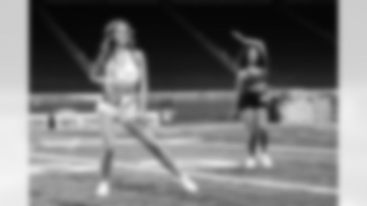 Contestants perform choreography during the Detroit Lions Cheerleaders auditions at Ford Field on May 3, 2025 in Detroit. (Mike Ferdinande/Detroit Lions)