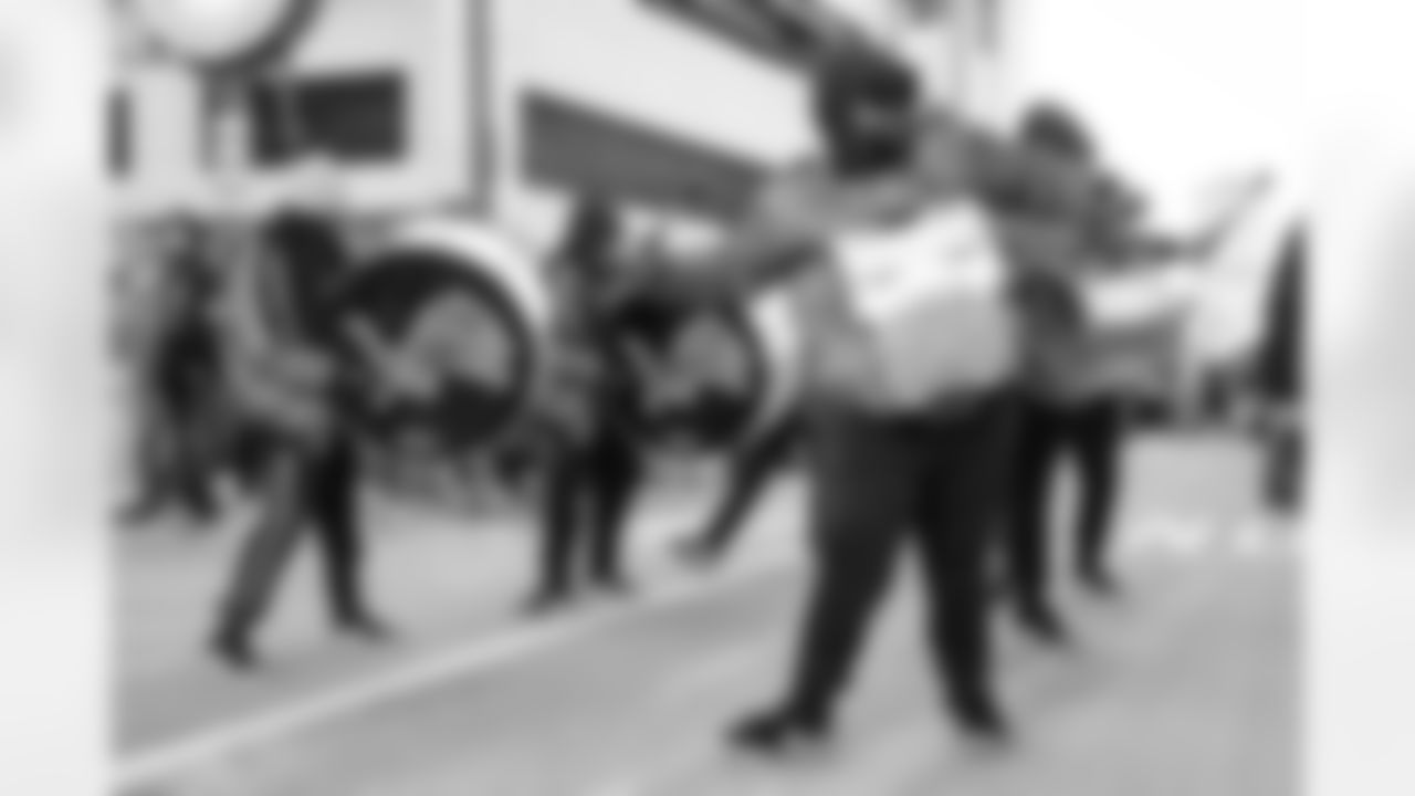 Detroit Lions Honolulu Boom performs before an NFL football game against the Pittsburgh Steelers on Sunday, Dec. 21, 2025 in Detroit. (Mike Ferdinande/Detroit Lions)